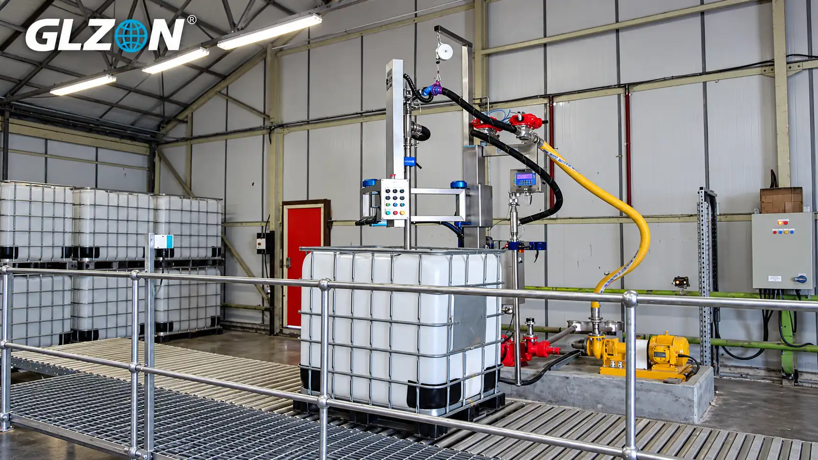 drum and IBC filling machine for 20L to 1000L containers